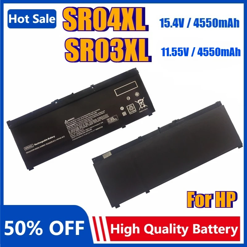 SR04XL SR03XL Laptop Battery for HP Omen 15-CX0065UR CE031UR 15-DC0006TX DC1068TX 17-CB0015NV TPN-Q211 C133 Q194 Q193 L08934-1B2
SR04XL SR03XL Laptop Battery for HP Omen 15-CX0065UR CE031UR 15-DC0006TX DC1068TX 17-CB0015NV TPN-Q211 C133 Q194 Q193 L08934-1B2