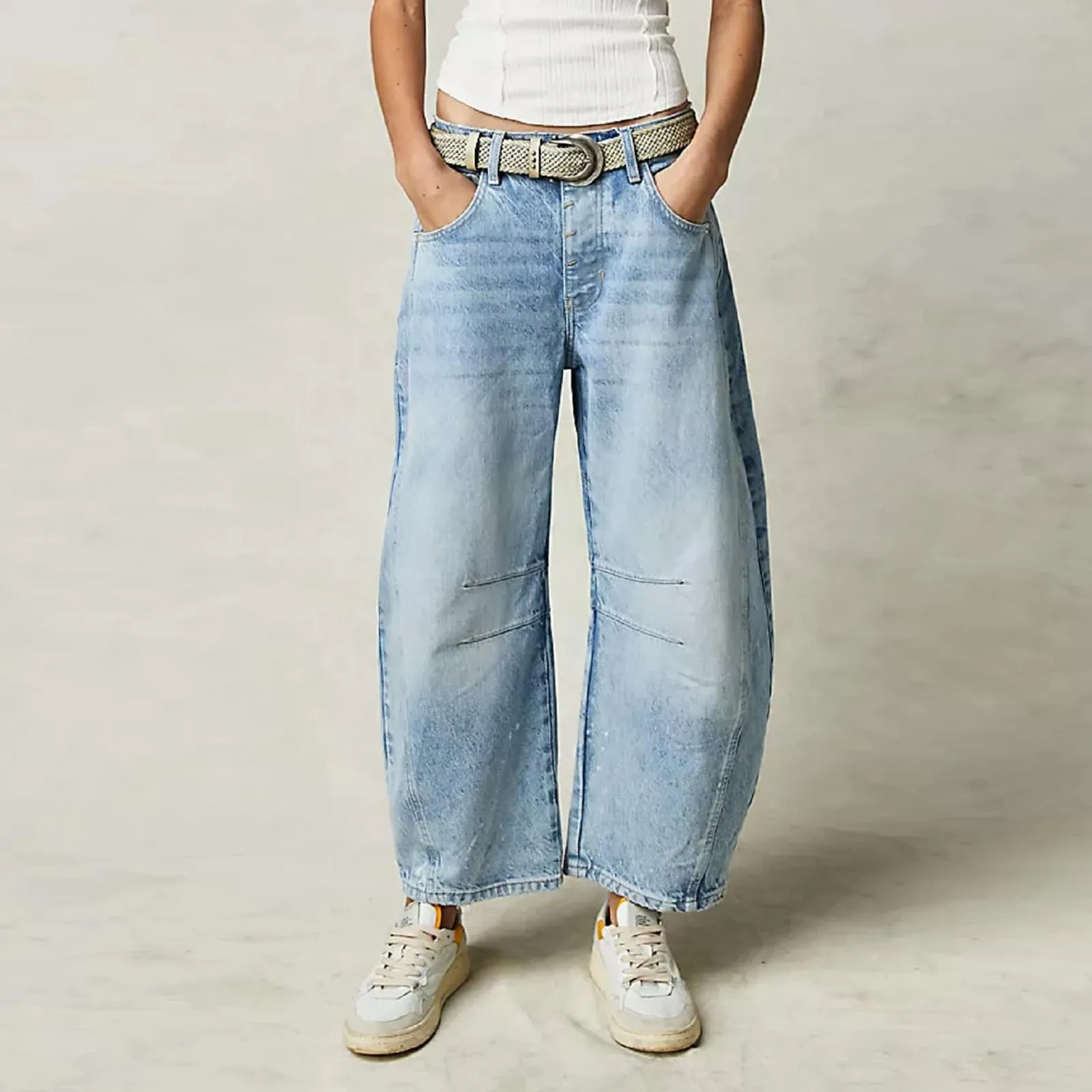 Women Jeans Casual Baggy low Waist Wide Leg Loose Boyfriend style Denim Pants Straight Leg Cropped looseJeans Y2k Clothes
Women Jeans Casual Baggy low Waist Wide Leg Loose Boyfriend style Denim Pants Straight Leg Cropped looseJeans Y2k Clothes