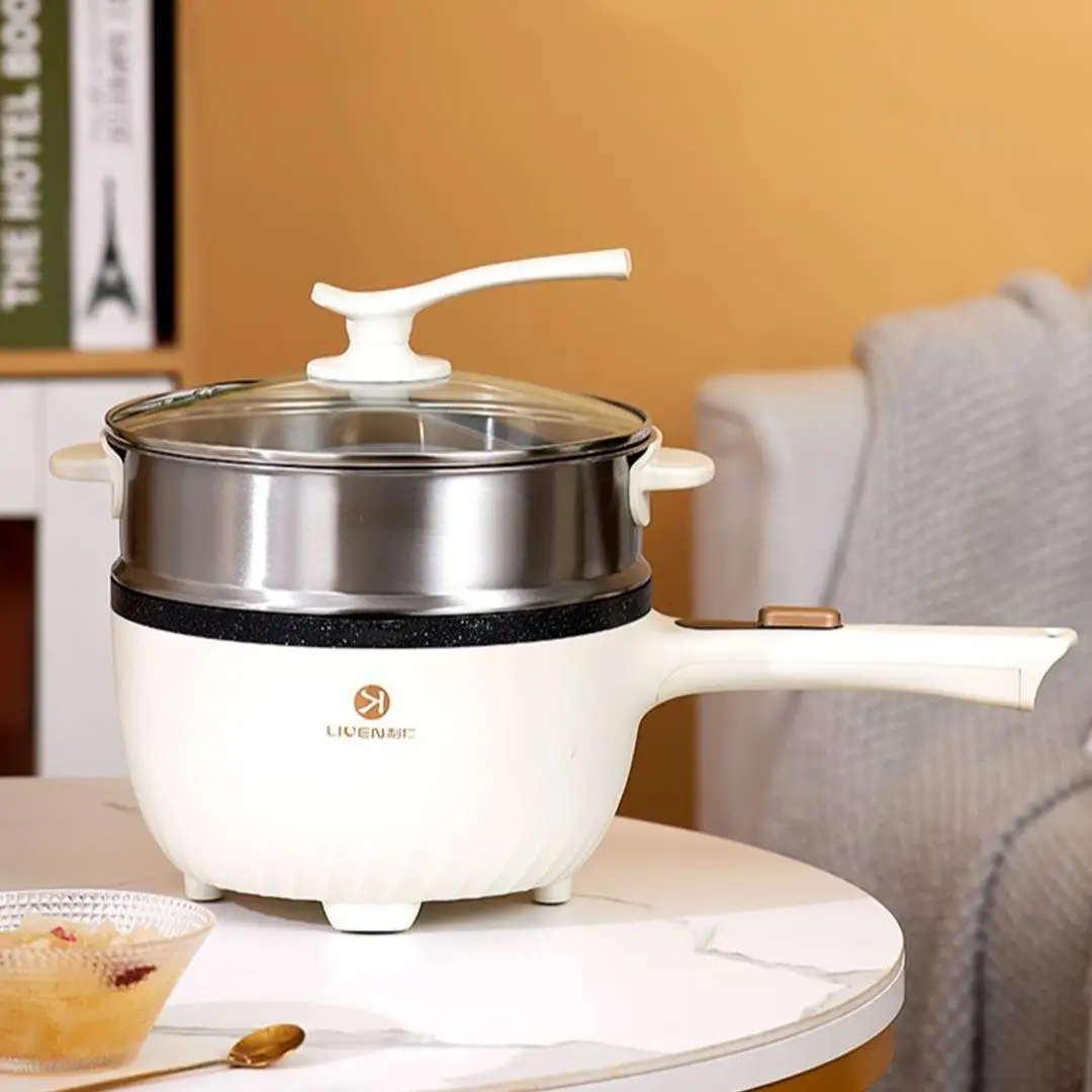 LIOEN 220V 1200W Multi-functional Electric Cooking Pot Electric Wok High Color Value Minima Third Gear Firepower 
LIOEN 220V 1200W Multi-functional Electric Cooking Pot Electric Wok High Color Value Minima Third Gear Firepower
