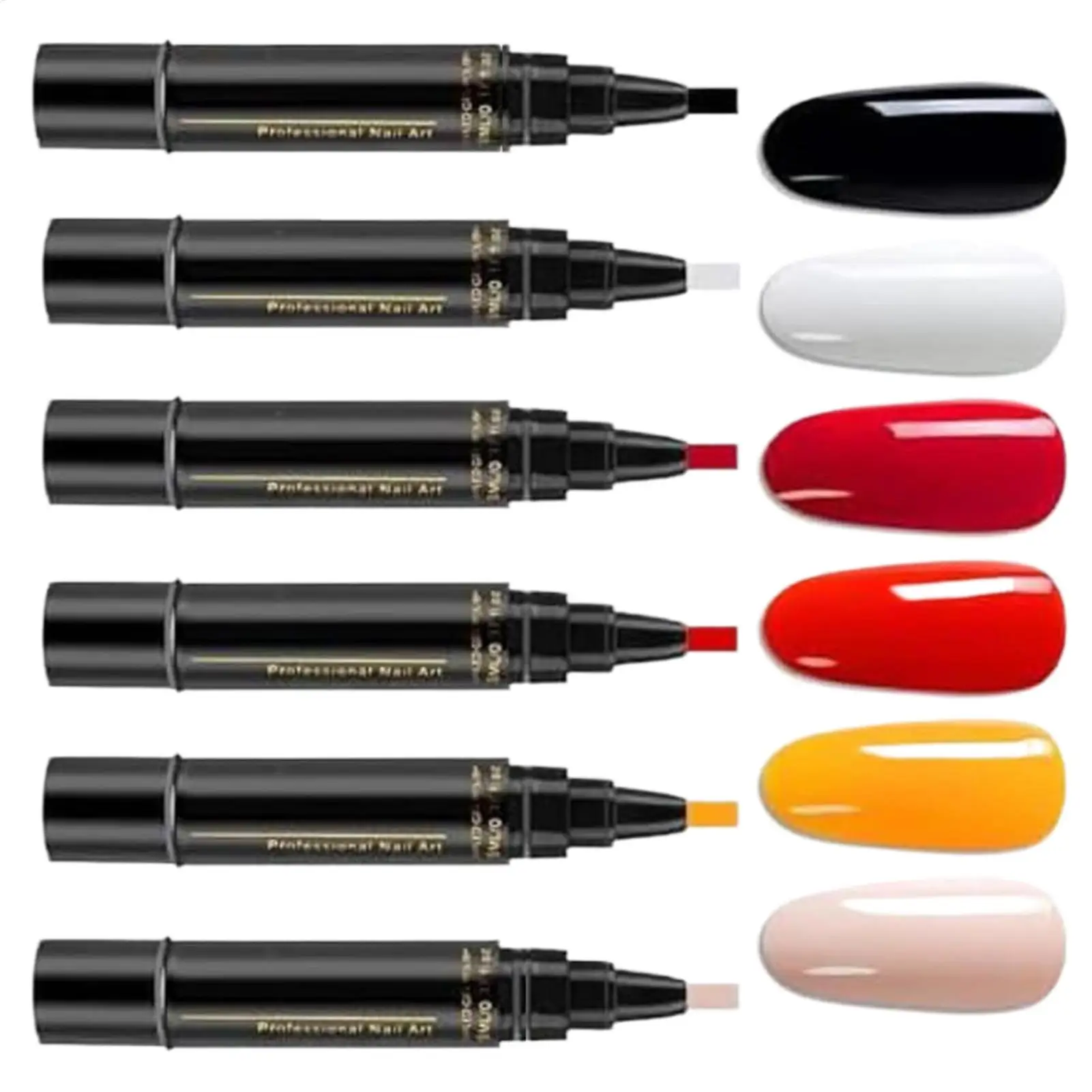 6 Color DIY NailArt Pens High Pigment Bright Color Quickly Dry No UV NailPolish Painting Accessories For Professional Manicure
6 Color DIY NailArt Pens High Pigment Bright Color Quickly Dry No UV NailPolish Painting Accessories For Professional Manicure