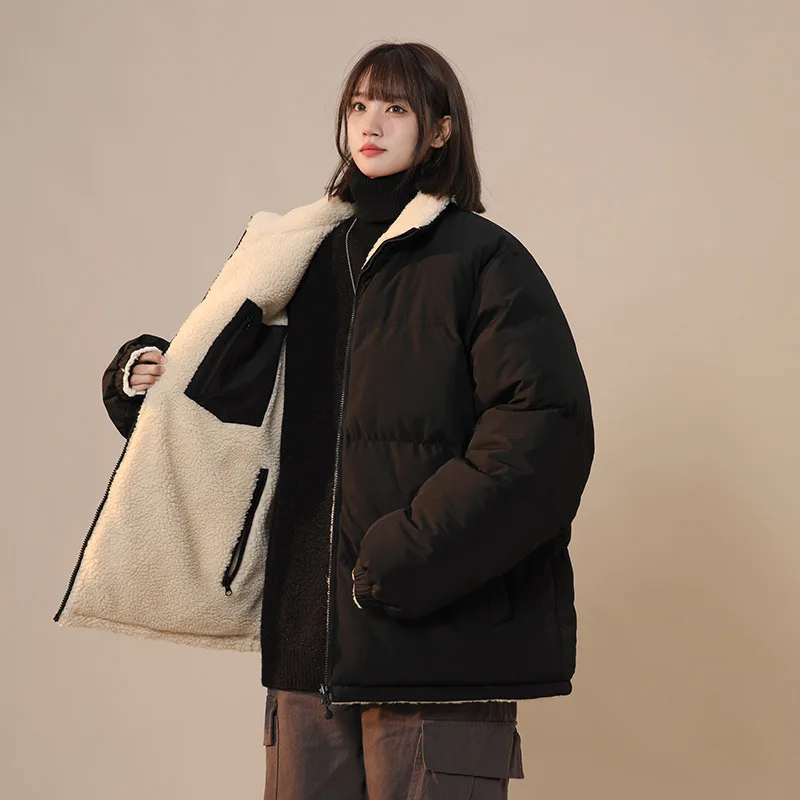 Lamb Wool Jacket Woman Women With Fur Double-Breasted Peacoat British Style Turtleneck Variation Burgundy Wine Colorway Epaulets
Lamb Wool Jacket Woman Women With Fur Double-Breasted Peacoat British Style Turtleneck Variation Burgundy Wine Colorway Epaulets