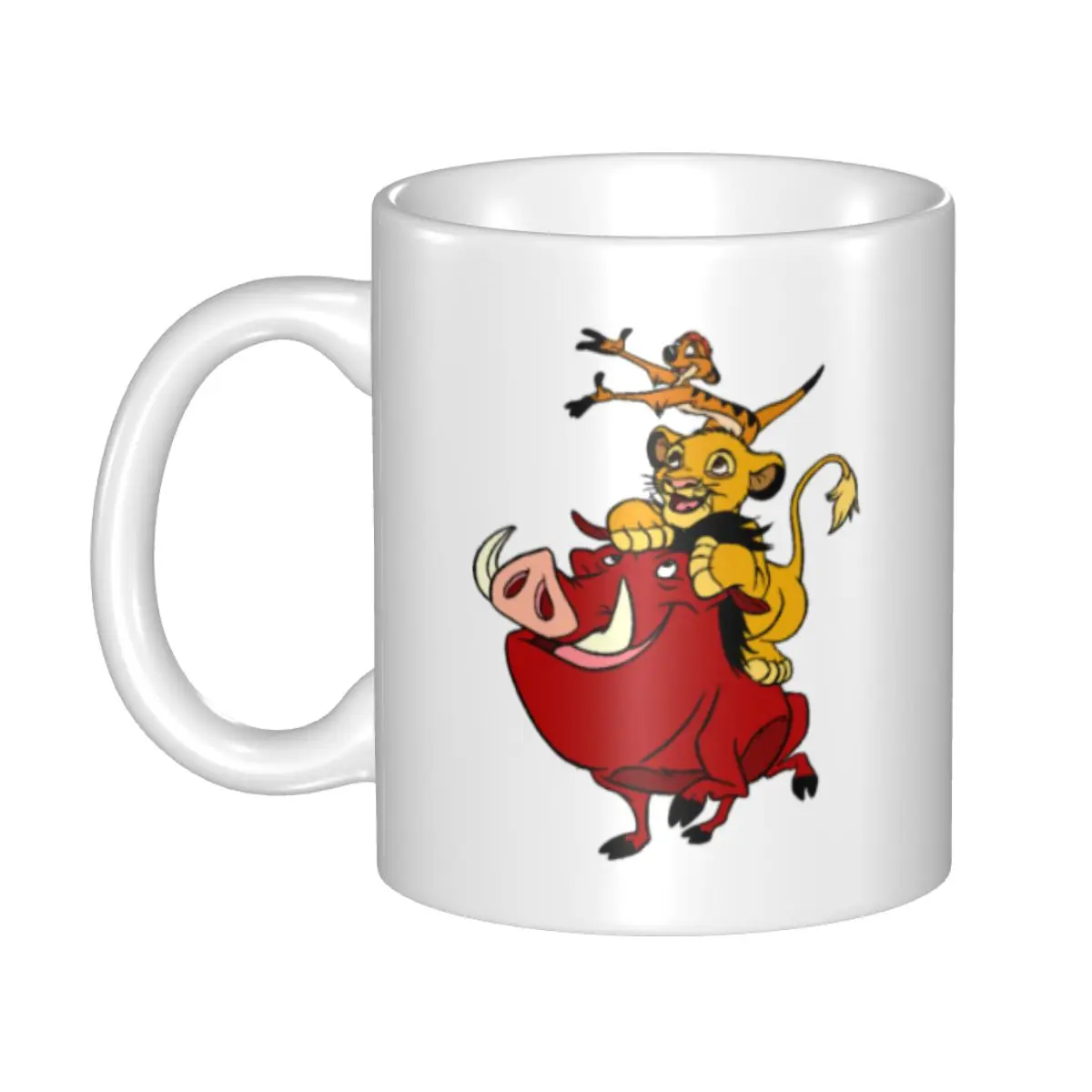 Пользовательские кружки «Король Лев» DIY Pumbaa Simba керамические чашки для чая с молоком и кофе
Пользовательские кружки «Король Лев» DIY Pumbaa Simba керамические чашки для чая с молоком и кофе