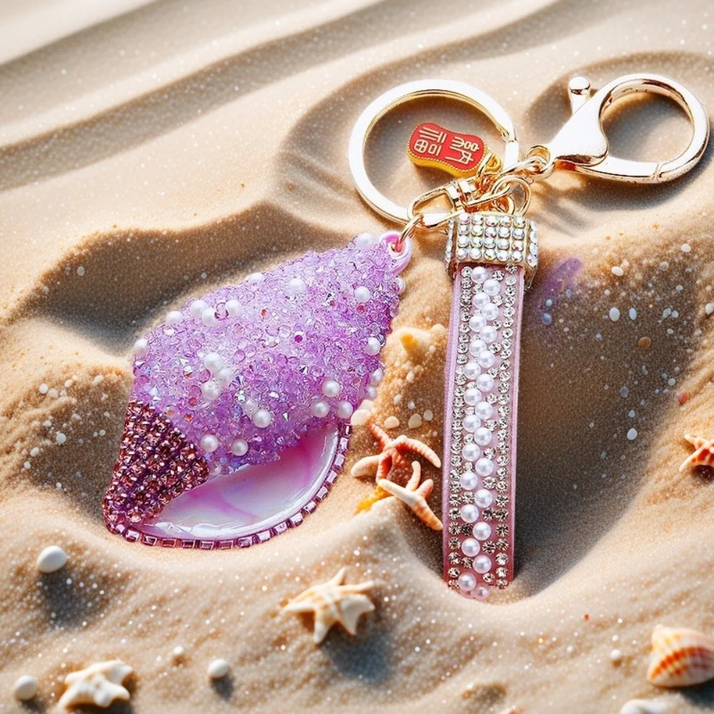 Candy Color Shell Conch Keychain Backpack Decor Rhinestone Pearl Sea Beach Pendants Charms Creative Car Keyring Friendship Gift
Candy Color Shell Conch Keychain Backpack Decor Rhinestone Pearl Sea Beach Pendants Charms Creative Car Keyring Friendship Gift