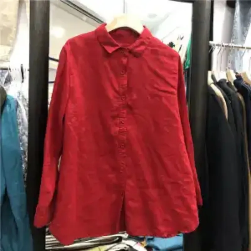 Women's Linen Cotton Long Sleeve Shirt Loose Fit Casual Blouse
Women's Linen Cotton Long Sleeve Shirt Loose Fit Casual Blouse
