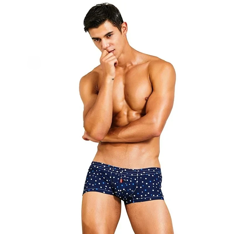 Casual Men's Aro Pants Dot Printed Cotton Breathable Sports Boxer Shorts Male Sexy U Convex Pouch Trunk Homewear Sleeping Pajama
Casual Men's Aro Pants Dot Printed Cotton Breathable Sports Boxer Shorts Male Sexy U Convex Pouch Trunk Homewear Sleeping Pajama