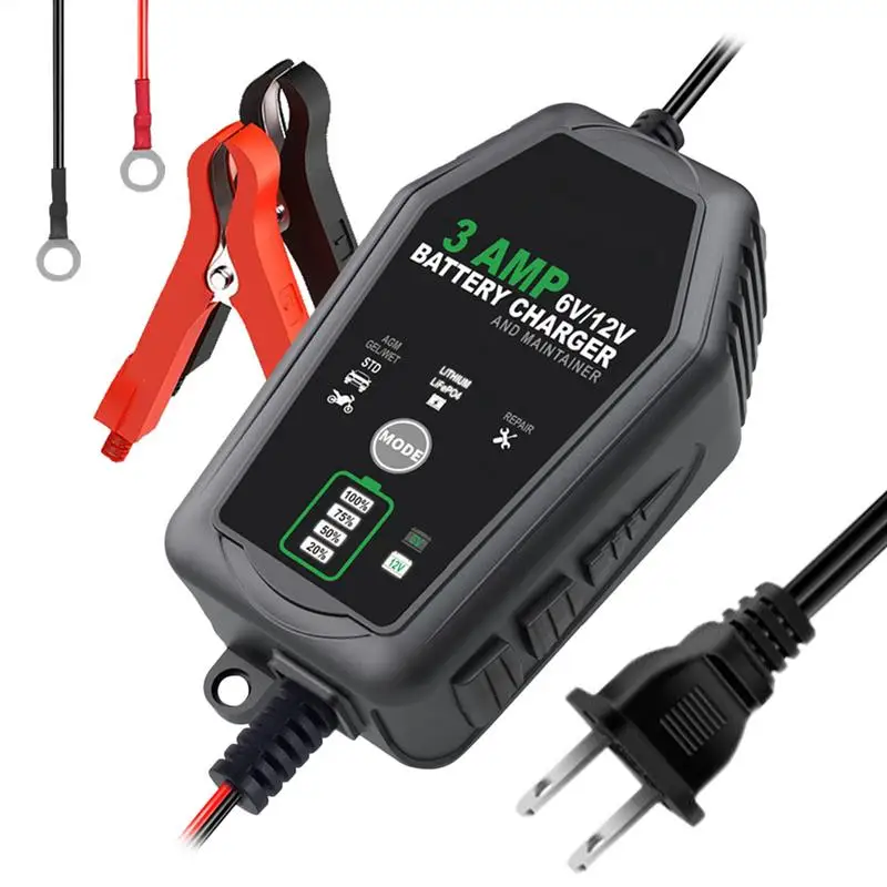 Car Battery Maintainer Charger 6V And 12V Battery 3A Charger For Car Trickle Charger Automotive Charger Button Control For
Car Battery Maintainer Charger 6V And 12V Battery 3A Charger For Car Trickle Charger Automotive Charger Button Control For