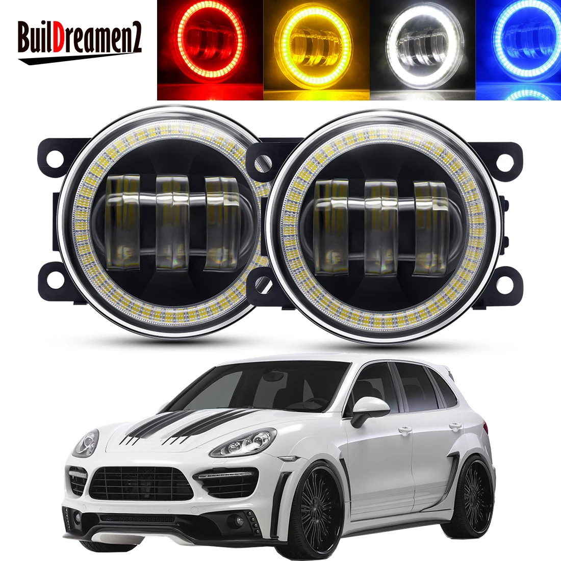 2 X Противотуманные фары Angel Eye в сборе для Porsche Cayenne 92A 958 2010-2015 30 Вт Автомобильные светодиодные противотуманные дневные ходовые огни DRL 6000LM 12 В
2 X Противотуманные фары Angel Eye в сборе для Porsche Cayenne 92A 958 2010-2015 30 Вт Автомобильные светодиодные противотуманные дневные ходовые огни DRL 6000LM 12 В