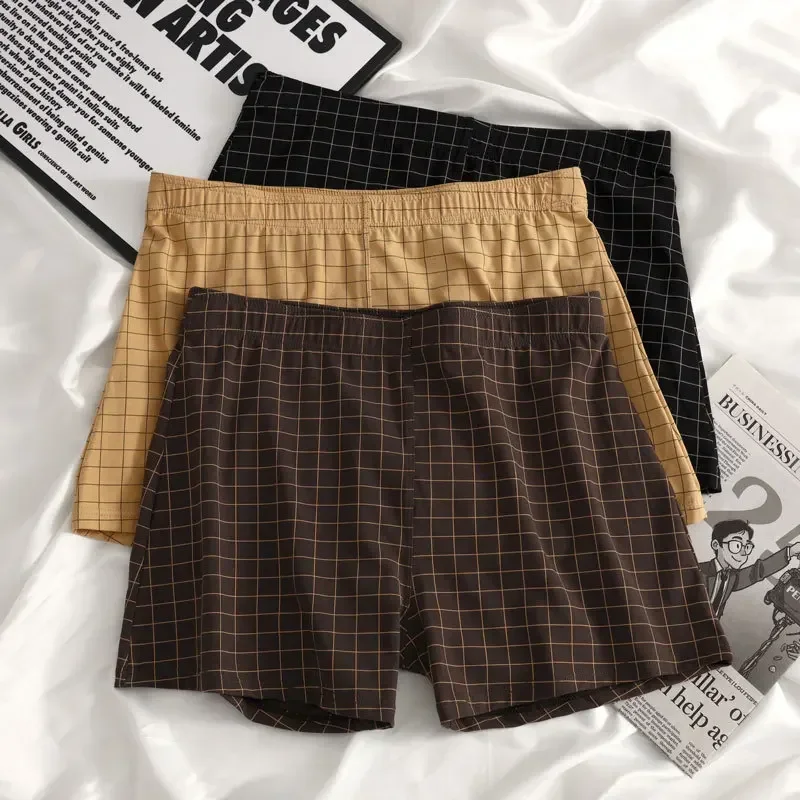 1Pcs Boxer Shorts Men's Underwear Sexy Panties Cotton Breathable Comfort Checked Pattern Man Underpants Male Boxers Lingerie
1Pcs Boxer Shorts Men's Underwear Sexy Panties Cotton Breathable Comfort Checked Pattern Man Underpants Male Boxers Lingerie