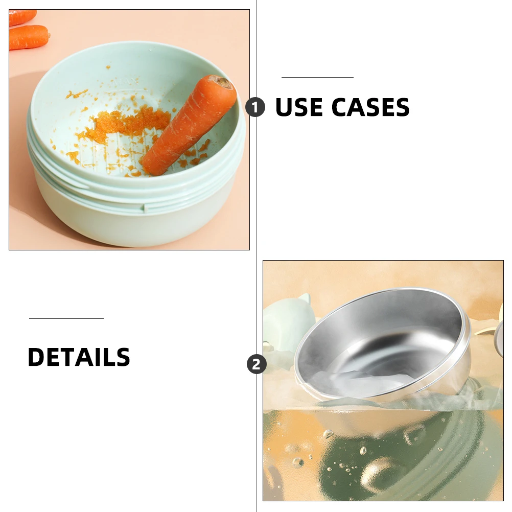 Suction Bowl Stainless Steel Baby Bowl Green Tableware for Toddler Weaning Food Serving Bowls Practical Insulation Useful
Suction Bowl Stainless Steel Baby Bowl Green Tableware for Toddler Weaning Food Serving Bowls Practical Insulation Useful