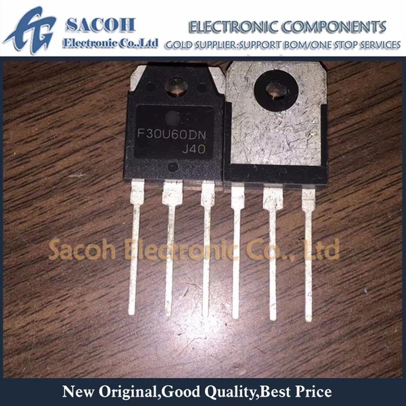 SACOH New Mosfet transisto 10Pcs/Lot FFA30U60DN F30U60DN 30U60PT TO-3P 30A 600V Fast Recovery Diode
SACOH New Mosfet transisto 10Pcs/Lot FFA30U60DN F30U60DN 30U60PT TO-3P 30A 600V Fast Recovery Diode