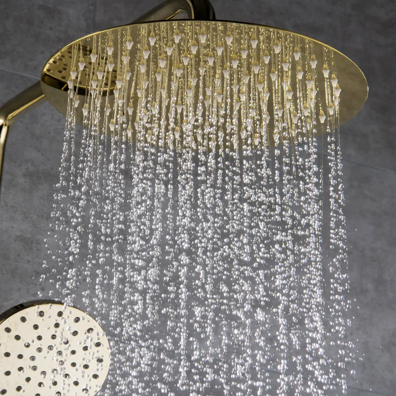 Golden shower shower set, household thermostatic bathroom nozzle, all-copper bathroom hot and cold pressurized bath faucet whole
Golden shower shower set, household thermostatic bathroom nozzle, all-copper bathroom hot and cold pressurized bath faucet whole