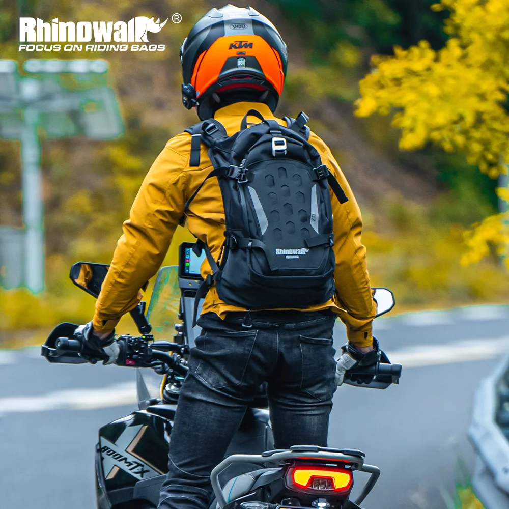 Rhinowalk Motorcycle Backpack Support Hang Helmet 23L Moter Cycling Bag With Raincover Could Support 2L Water Bladder 14" Laptop
Rhinowalk Motorcycle Backpack Support Hang Helmet 23L Moter Cycling Bag With Raincover Could Support 2L Water Bladder 14" Laptop