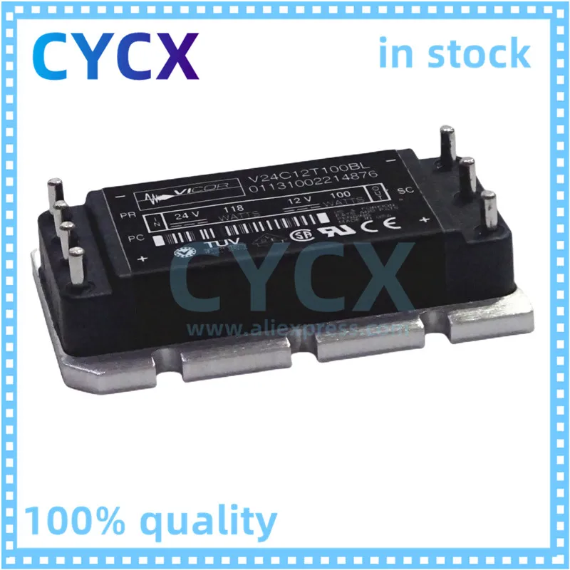 V24C12T100BL3 V24C12M100BL3 V24C12C100BL3 V24C12C75BL2 V24C3V3M75BL V300A48T500BG V300C15T75BG Power Module
V24C12T100BL3 V24C12M100BL3 V24C12C100BL3 V24C12C75BL2 V24C3V3M75BL V300A48T500BG V300C15T75BG Power Module
