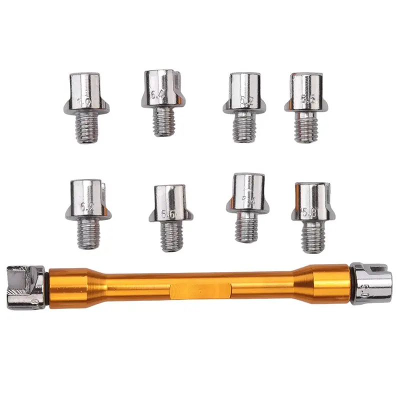 5.0-6.8 Universal Motorcycle Spoke Wrench CNC Wrench Kit Repair Tool Motorcycle Spoke Tool Tire Repair Wrench-N25R
5.0-6.8 Universal Motorcycle Spoke Wrench CNC Wrench Kit Repair Tool Motorcycle Spoke Tool Tire Repair Wrench-N25R