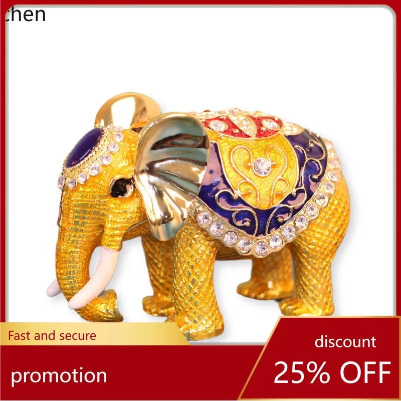 ZML Jewelry Box Elephant Craft Home Entryway Office Desk Auspicious Elephant Ornament Decorative Gift
ZML Jewelry Box Elephant Craft Home Entryway Office Desk Auspicious Elephant Ornament Decorative Gift
