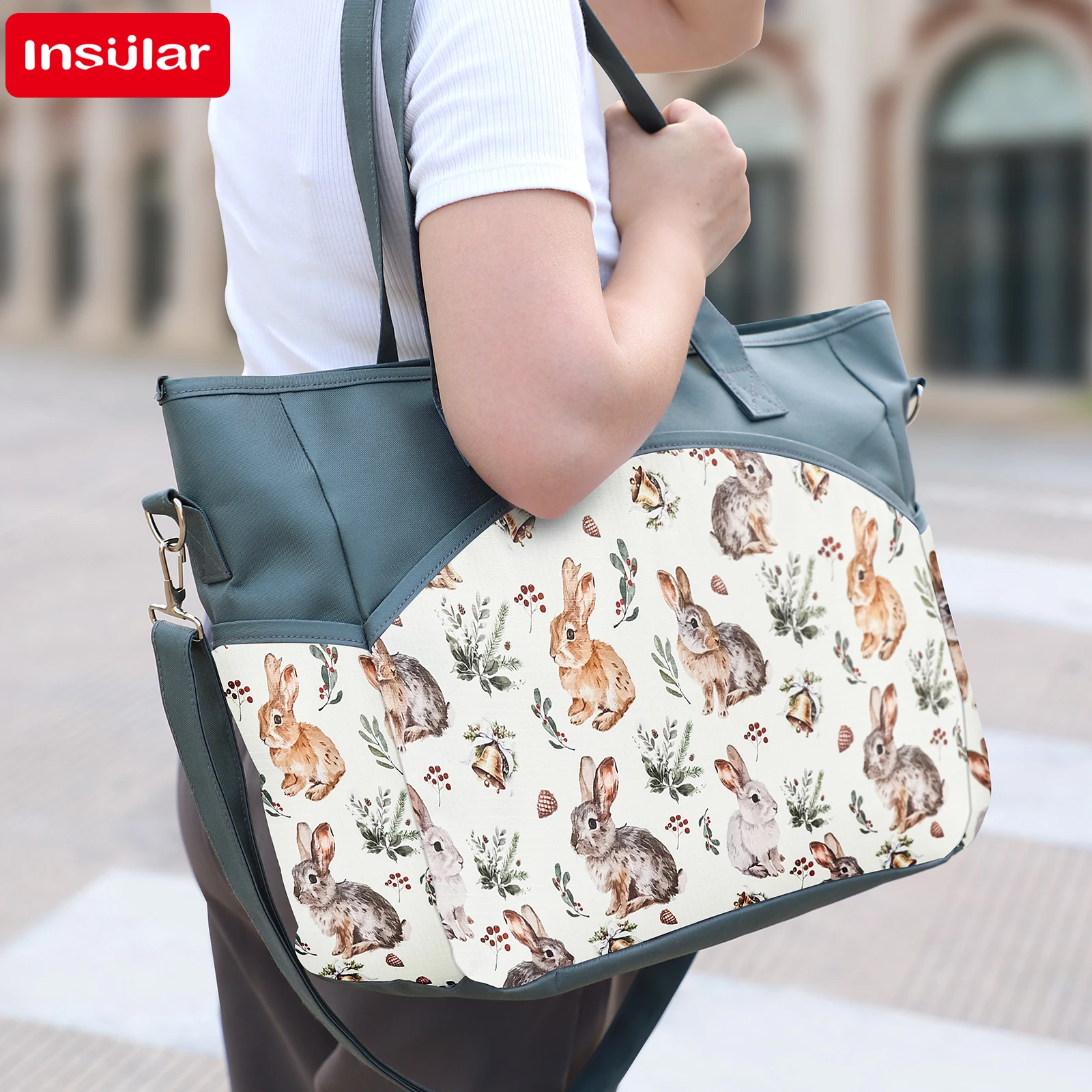 INSULAR Waterproof Crossbody Handbag Large Capacity Multi-functional Baby Diaper Bag for Moms Portable Single Shoulder Mommy Bag
INSULAR Waterproof Crossbody Handbag Large Capacity Multi-functional Baby Diaper Bag for Moms Portable Single Shoulder Mommy Bag