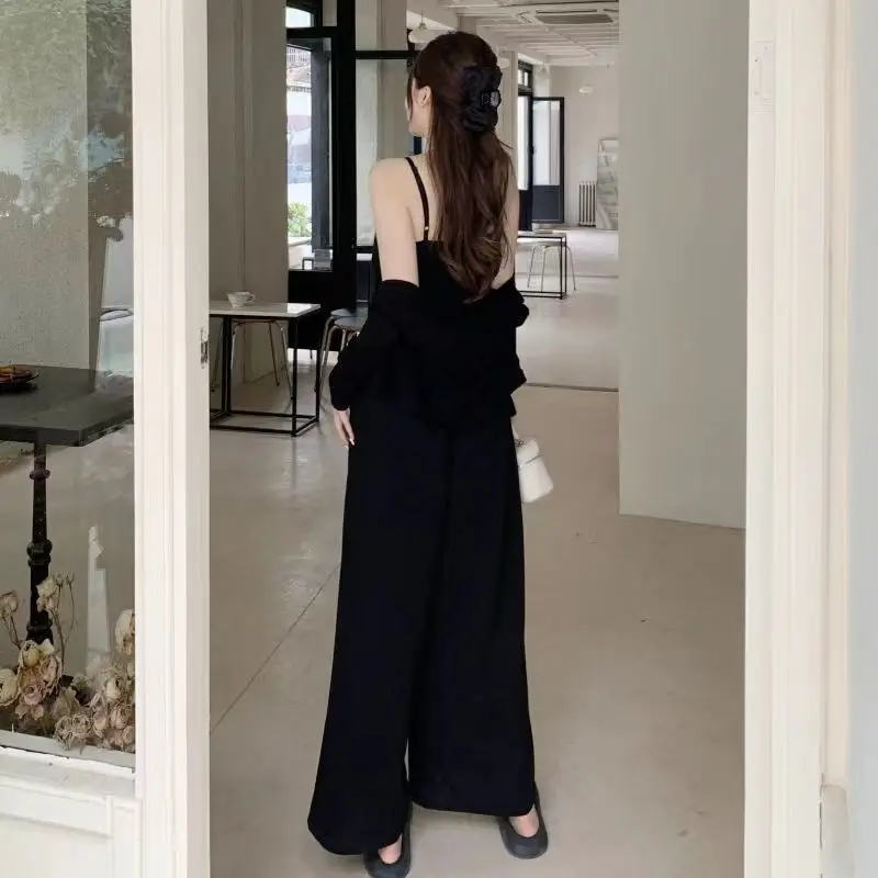 Black Jumpsuits For Women Knitted Light Highend Small Socialite Tight Glossy Silky Dance Shaped Hit Waist Loose Denim Bow Teens
Black Jumpsuits For Women Knitted Light Highend Small Socialite Tight Glossy Silky Dance Shaped Hit Waist Loose Denim Bow Teens