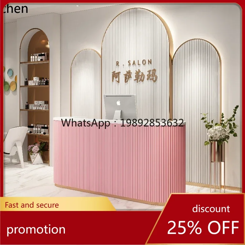 YFY Checkout page Shop Small counter Beauty salon Bar checkout table Reception desk
YFY Checkout page Shop Small counter Beauty salon Bar checkout table Reception desk