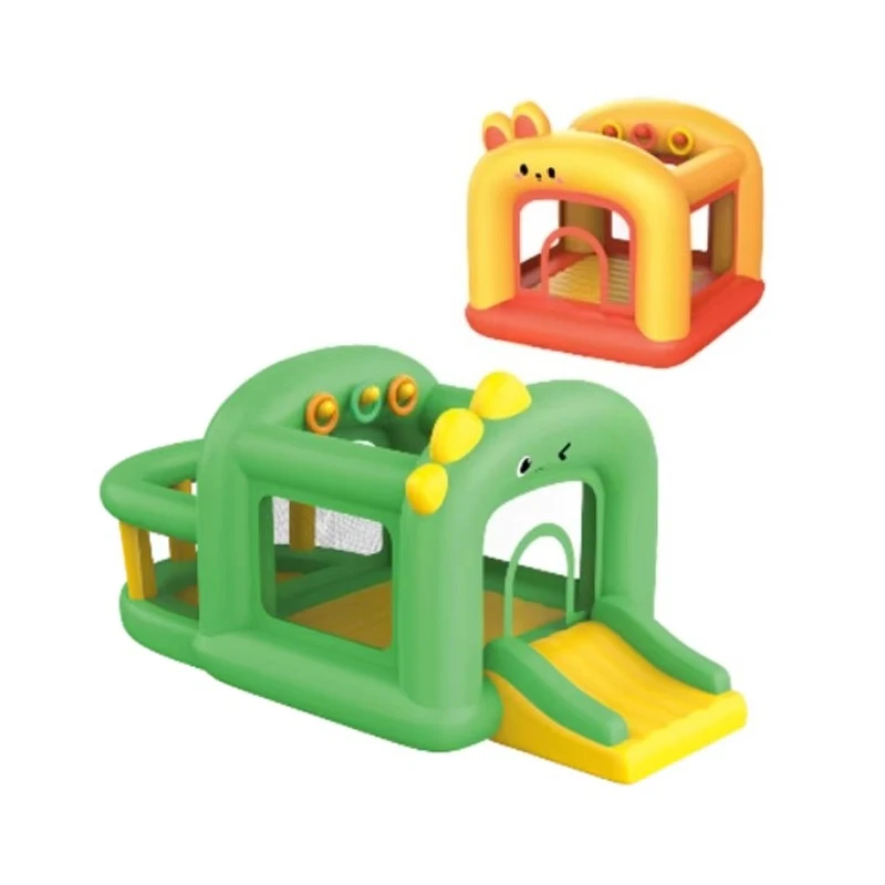 ah-Sundow Outdoor Inflatable Trampoline Cute Green Elephant Inflatable Castle for Children with Slide!
ah-Sundow Outdoor Inflatable Trampoline Cute Green Elephant Inflatable Castle for Children with Slide!