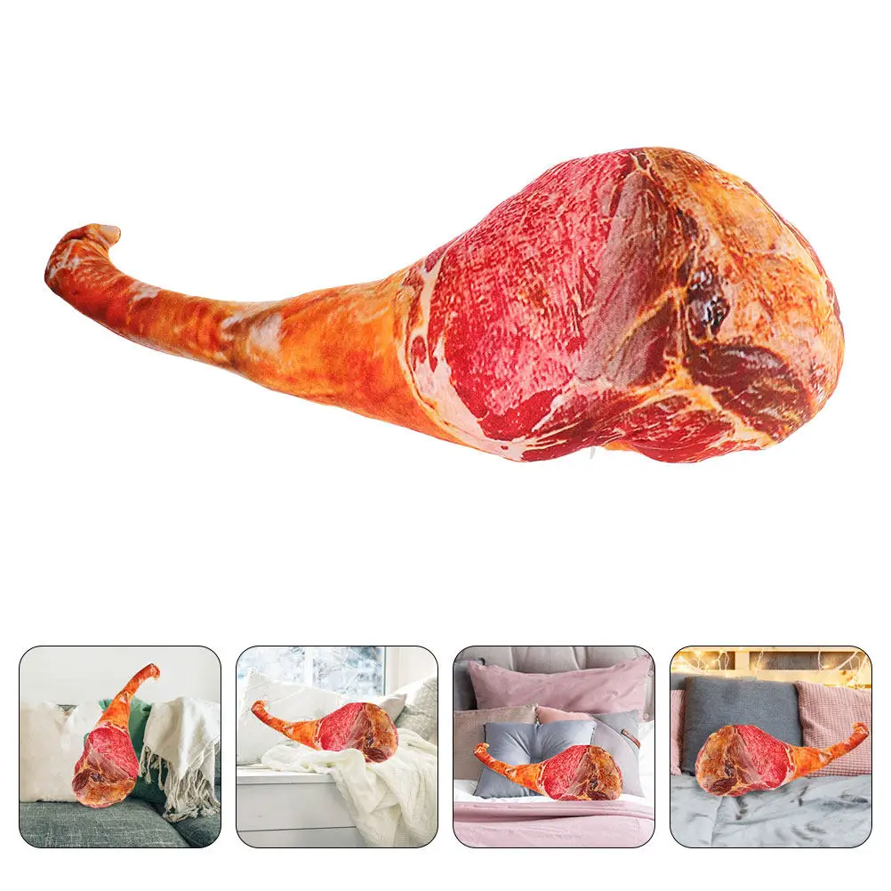 Ham-Shaped Novelty Pillow Soft Hugging Cushion for Sofa Bed Office Decor Fun Food-Themed 3D Simulation Back Support Nap Throw
Ham-Shaped Novelty Pillow Soft Hugging Cushion for Sofa Bed Office Decor Fun Food-Themed 3D Simulation Back Support Nap Throw