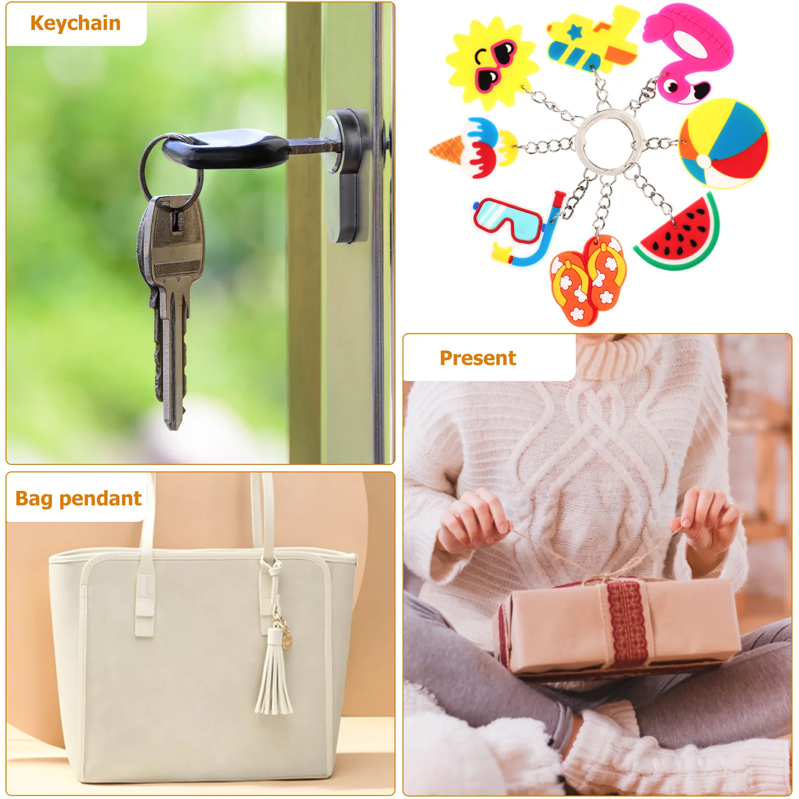 16pcs Hawaiian PVC Metal Bag Pendant Decoration Lightweight Cartoon Design Decorative Pendant for Women Kids Gifts
16pcs Hawaiian PVC Metal Bag Pendant Decoration Lightweight Cartoon Design Decorative Pendant for Women Kids Gifts