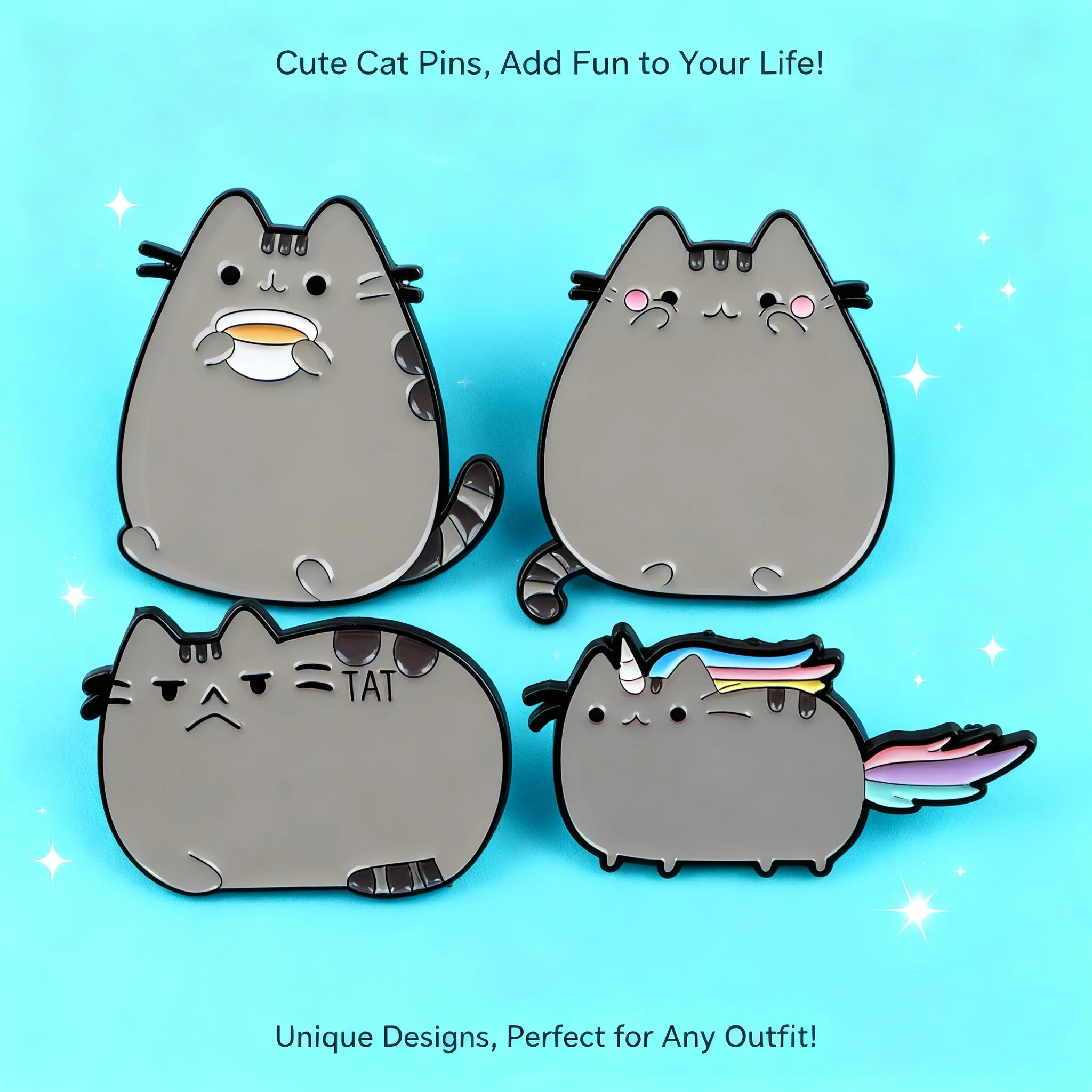 Pusheen Cat Cartoon Brooch Badge Clothing Backpack Decoration Accessories Pin Alloy Lapel Pin Wholesale Stock
Pusheen Cat Cartoon Brooch Badge Clothing Backpack Decoration Accessories Pin Alloy Lapel Pin Wholesale Stock