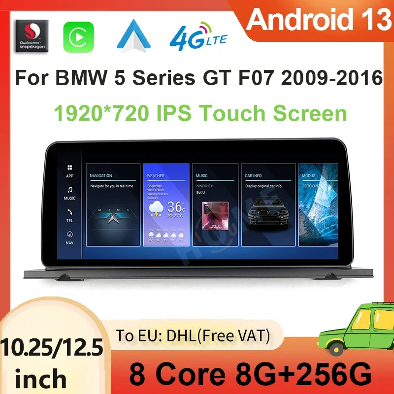 Central Multimedia Video Player For BMW 5 Series GT F07 2009-2016 Android 13 Carplay Auto Bluetooth GPS Navigation Headunit 4G
Central Multimedia Video Player For BMW 5 Series GT F07 2009-2016 Android 13 Carplay Auto Bluetooth GPS Navigation Headunit 4G