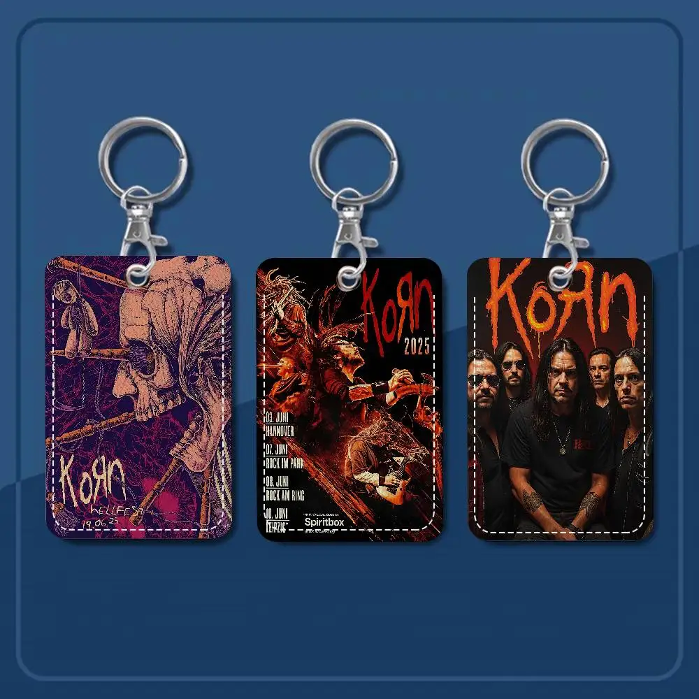 Кожаный чехол для карт Metal Rock Band K-Korn, 1 шт., с брелоком и кольцом для ключей, для пропускных карт и ID-карт
Кожаный чехол для карт Metal Rock Band K-Korn, 1 шт., с брелоком и кольцом для ключей, для пропускных карт и ID-карт