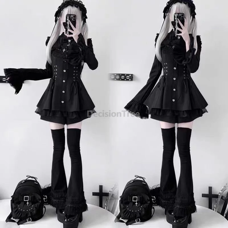2025 new sweetheart lolita bow lace long sleeve short length suit fashionable waist shrinking and slimming dark style lolita set
2025 new sweetheart lolita bow lace long sleeve short length suit fashionable waist shrinking and slimming dark style lolita set
