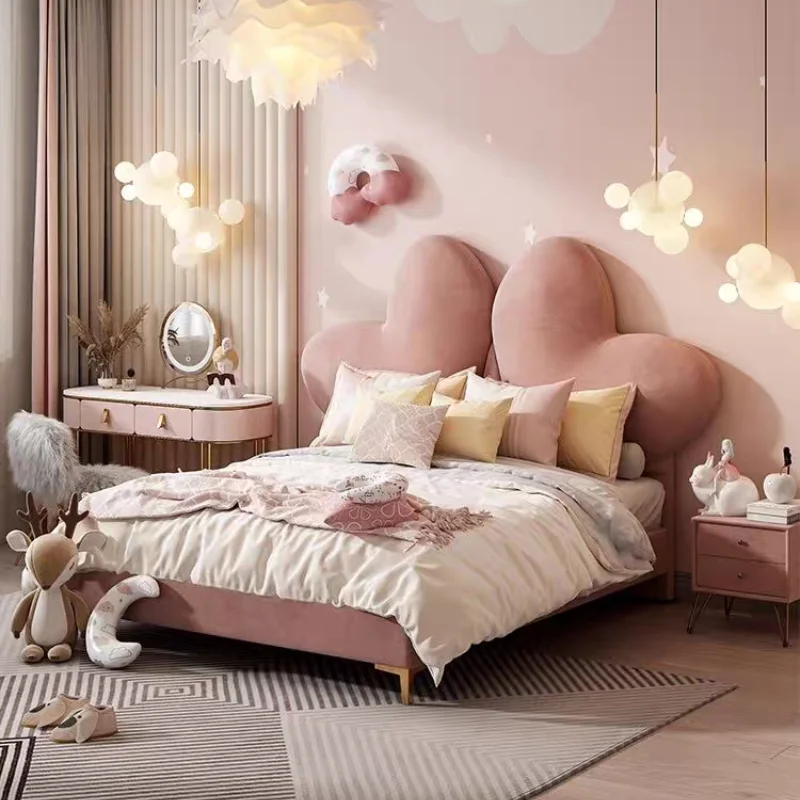 Minimalist Girls Double Bed Frame Elegant Salon Luxury Children Bed Frame Solid Wood Designer Supplies Muebles Trendy Furniture
Minimalist Girls Double Bed Frame Elegant Salon Luxury Children Bed Frame Solid Wood Designer Supplies Muebles Trendy Furniture