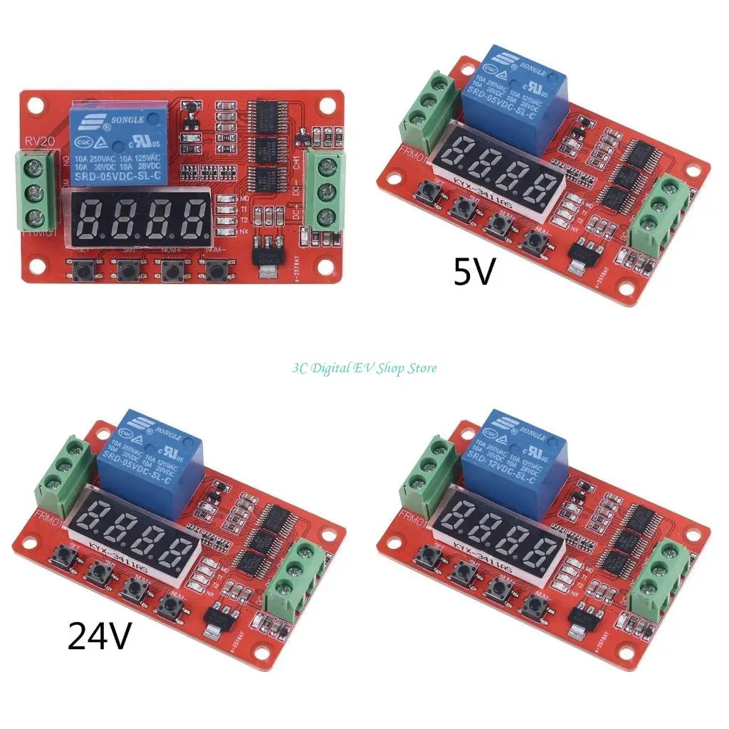 E74D FRM01 for DC 5/12/24V 1 Channel Module Loop Delay Timer Switch Self-Locking Timing Board
E74D FRM01 for DC 5/12/24V 1 Channel Module Loop Delay Timer Switch Self-Locking Timing Board
