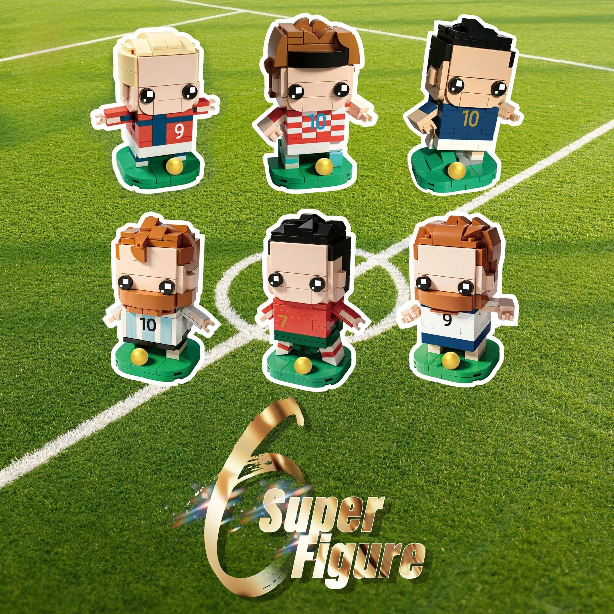 989pcs World Famous Football Players Figures Building Blocks Desktop Collectible Display Soccer Stars Dolls Blocks Adults Gifts
989pcs World Famous Football Players Figures Building Blocks Desktop Collectible Display Soccer Stars Dolls Blocks Adults Gifts