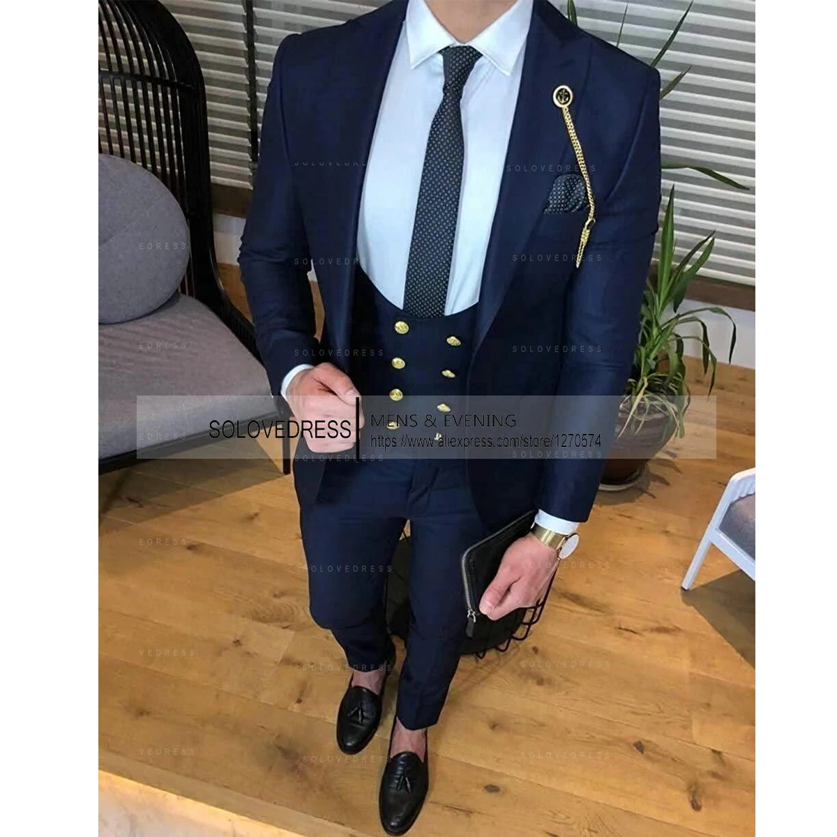 New Men Suits 3 Pieces Formal Business Suit Set Custom Gentle-Mens Groom Wedding Dress Blazer (Jacket+Pants+Vest)
New Men Suits 3 Pieces Formal Business Suit Set Custom Gentle-Mens Groom Wedding Dress Blazer (Jacket+Pants+Vest)