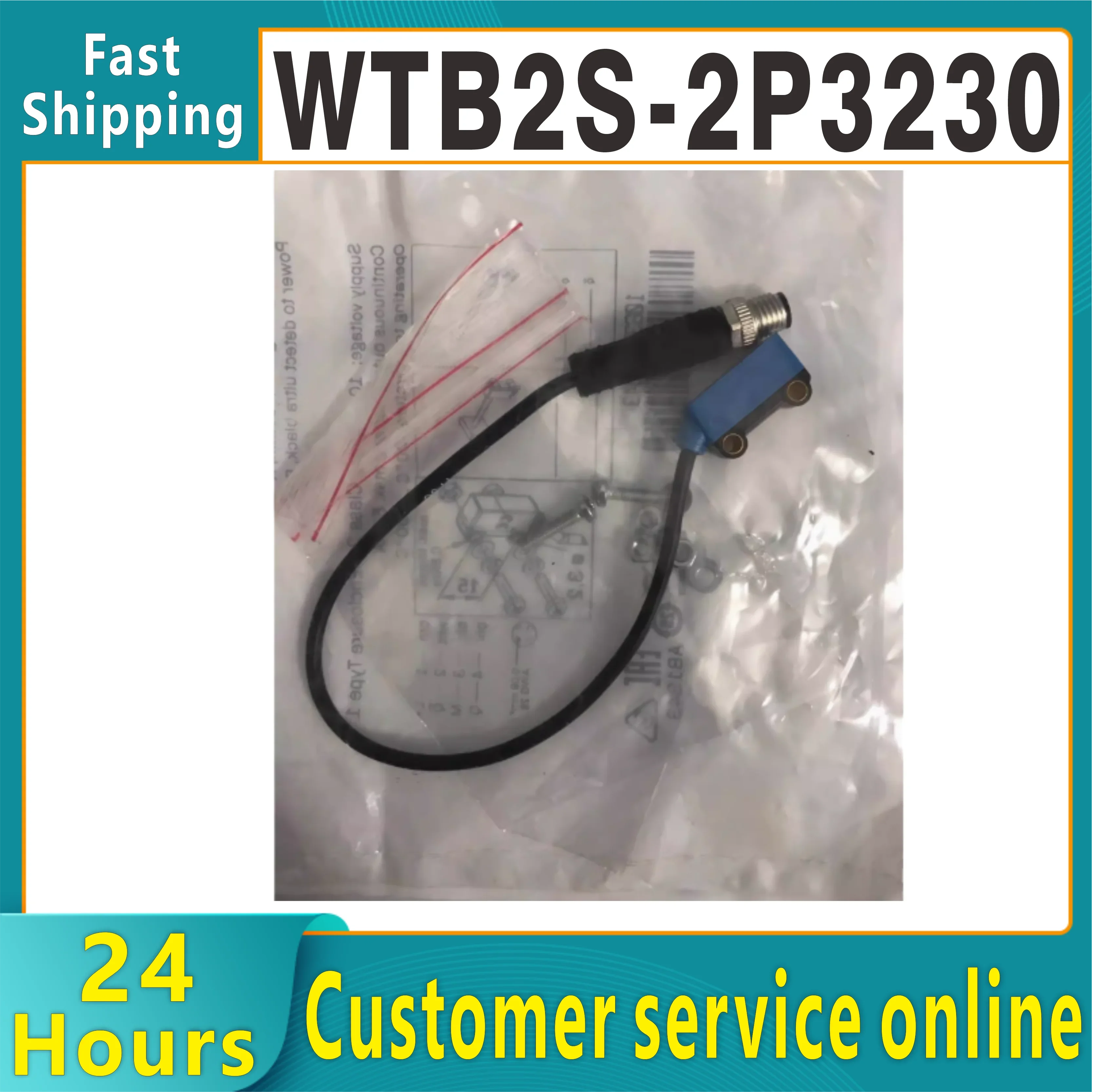 SICK photoelectric switch WTB2S-2P3230 diffuse reflection switch, brand new original genuine product
SICK photoelectric switch WTB2S-2P3230 diffuse reflection switch, brand new original genuine product