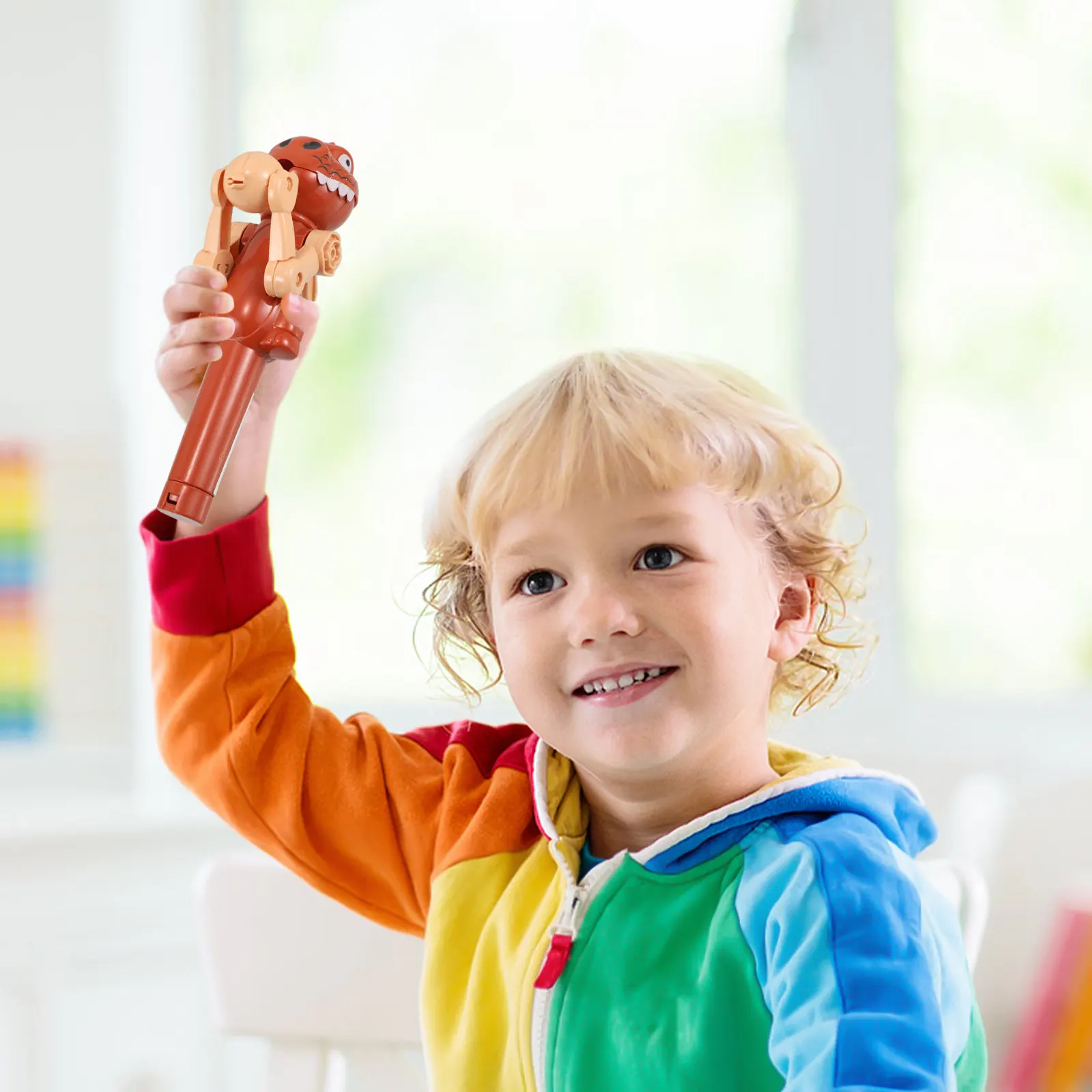 Робот-держатель для леденцов в виде динозавра, машина для раздачи конфет для детей, для празднования дня рождения, семейного досуга, взаимодействия родителей и детей
Робот-держатель для леденцов в виде динозавра, машина для раздачи конфет для детей, для празднования дня рождения, семейного досуга, взаимодействия родителей и детей