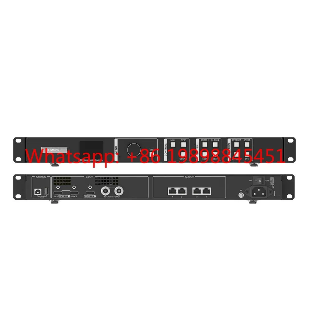Novastar CMS260 All-in-One LED Video Processor & Controller | 2.6M Pixels 4Gigabit Ethernet for Live Event Rental LED Wall
Novastar CMS260 All-in-One LED Video Processor & Controller | 2.6M Pixels 4Gigabit Ethernet for Live Event Rental LED Wall