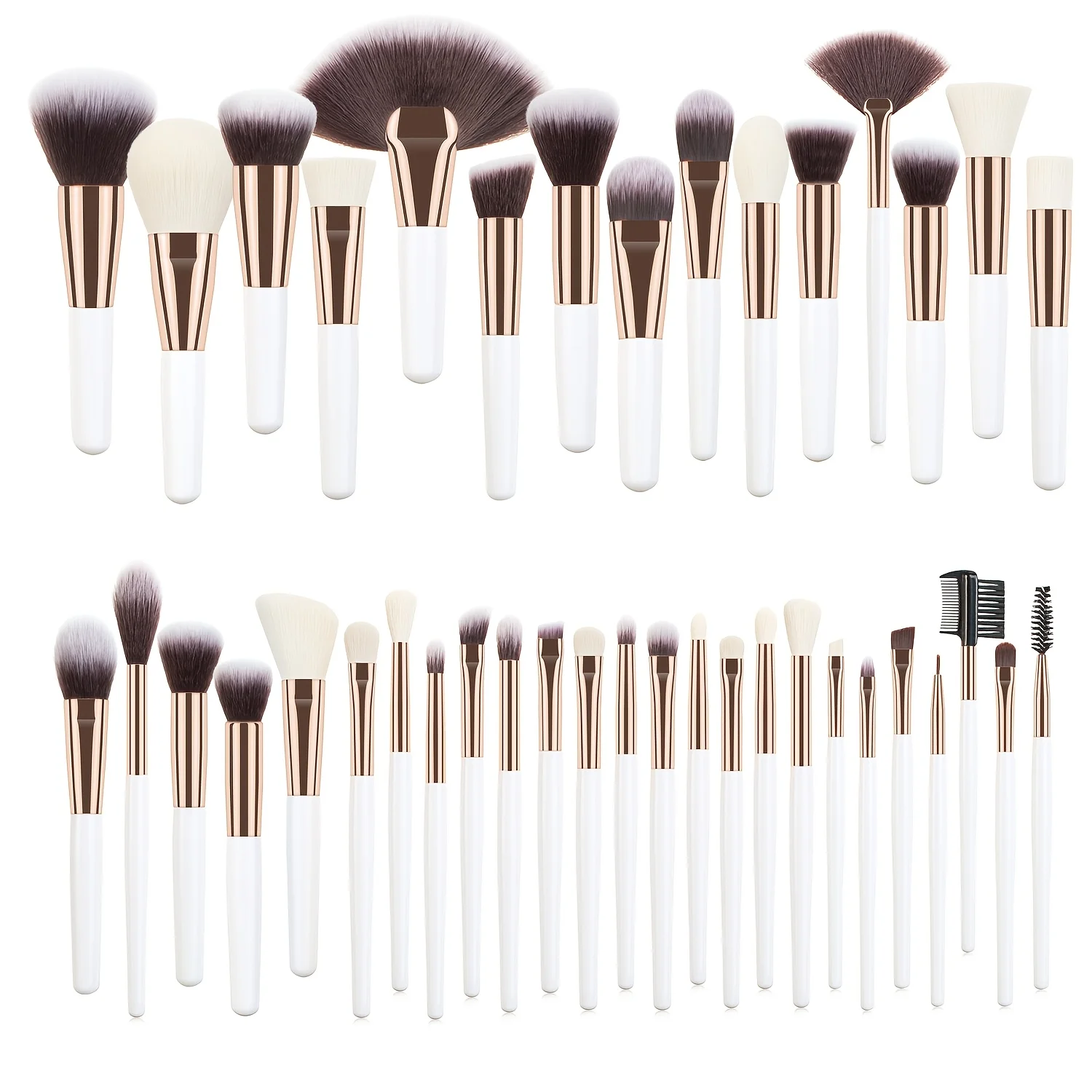 40pcs Platinum Short Handle Makeup Brush Set, Classic and Versatile for Quick Makeup Application, Moisture-Proof and Portable, E
40pcs Platinum Short Handle Makeup Brush Set, Classic and Versatile for Quick Makeup Application, Moisture-Proof and Portable, E