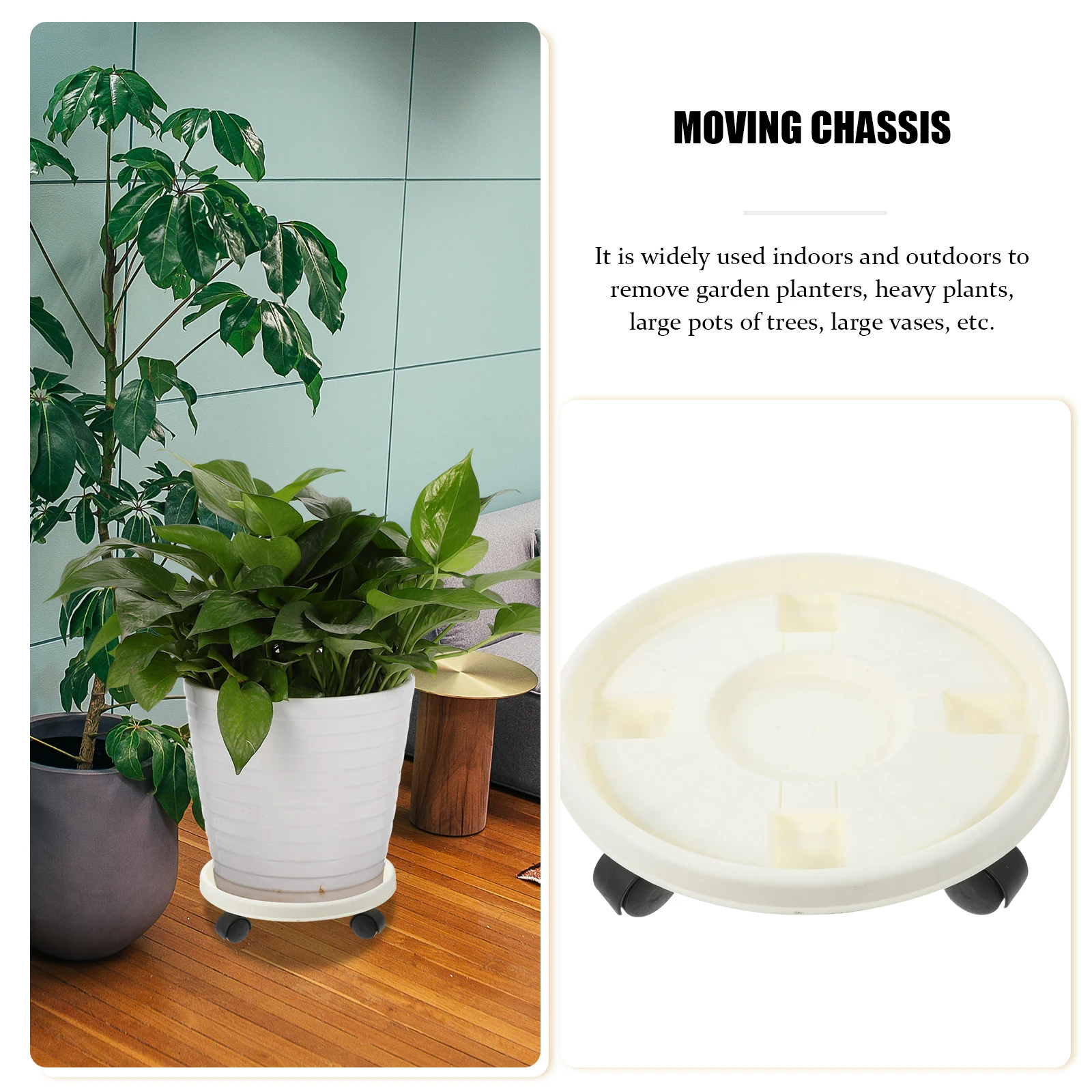 Universal Wheel Bottom Tray Resin Flowerpot Stand Plant Pot Holder White 35 Type 33x6cm Smooth Heavy Duty Garden
Universal Wheel Bottom Tray Resin Flowerpot Stand Plant Pot Holder White 35 Type 33x6cm Smooth Heavy Duty Garden