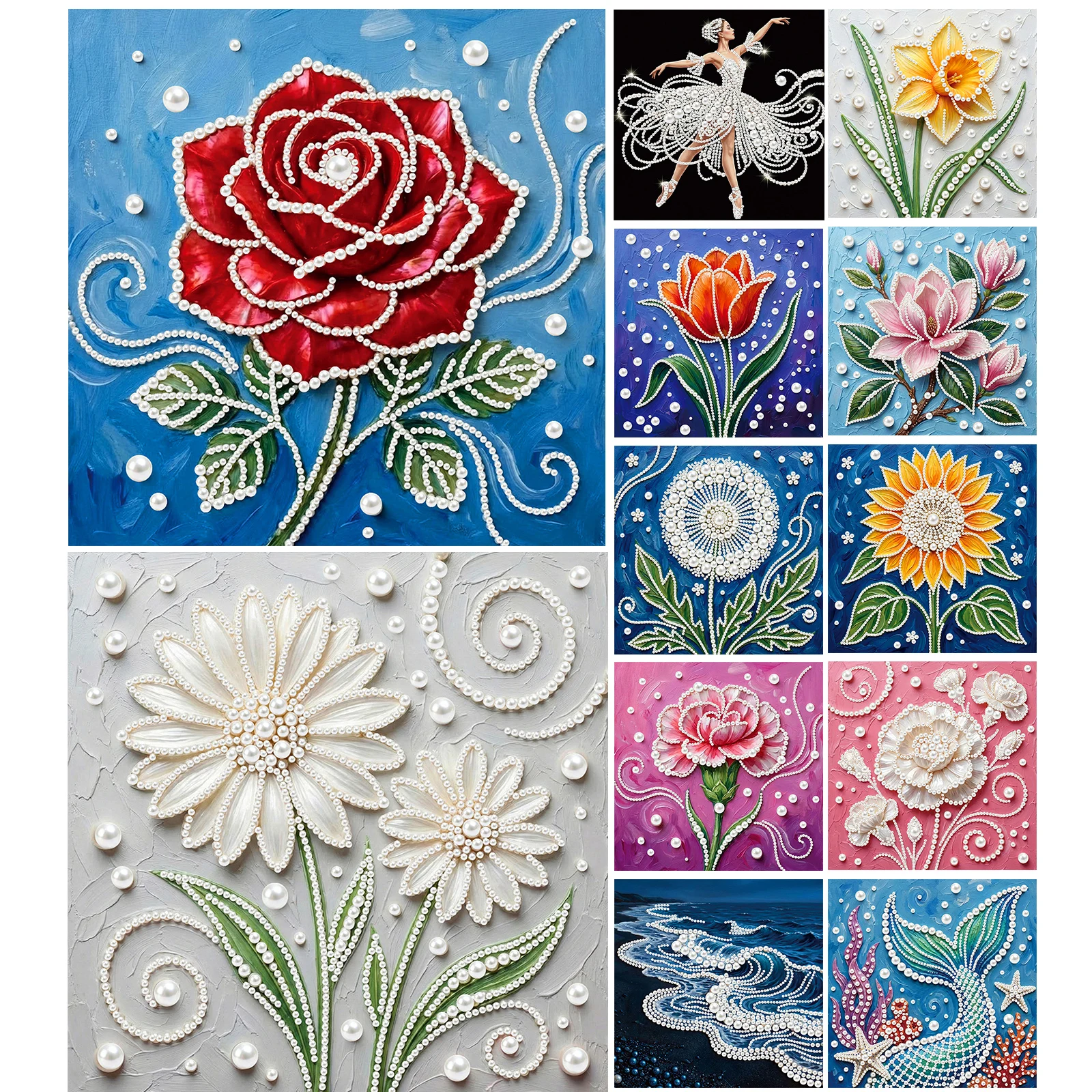 DIY Pearl Painting Art Kits with Frame 9.84x9.84in Pearl Gem Paintings Picture Arts Craft for Adults Beginners Home Wall Decor
DIY Pearl Painting Art Kits with Frame 9.84x9.84in Pearl Gem Paintings Picture Arts Craft for Adults Beginners Home Wall Decor