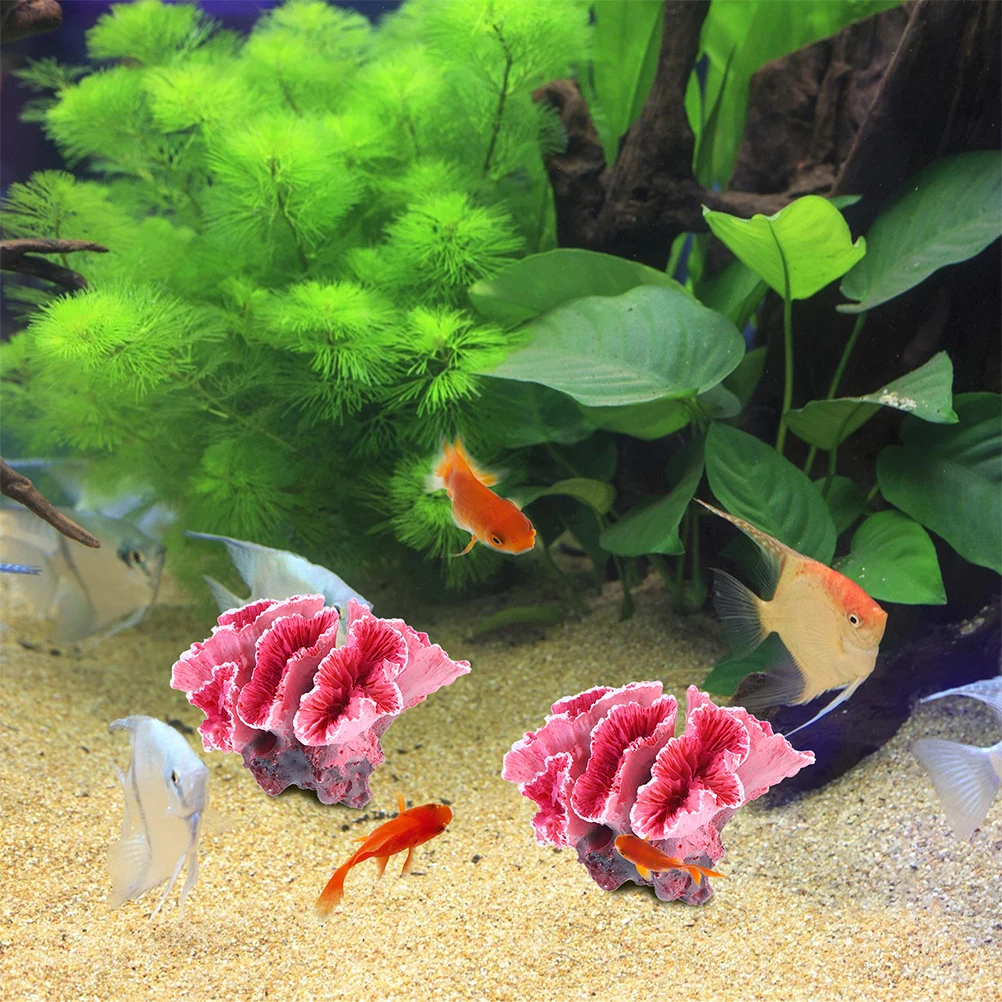2 Pcs Coral Decor Accessories for Aquarium Resin Fish Tank Supply Simulation nament Lifelike Pet Supplies Underwater Decor
2 Pcs Coral Decor Accessories for Aquarium Resin Fish Tank Supply Simulation nament Lifelike Pet Supplies Underwater Decor