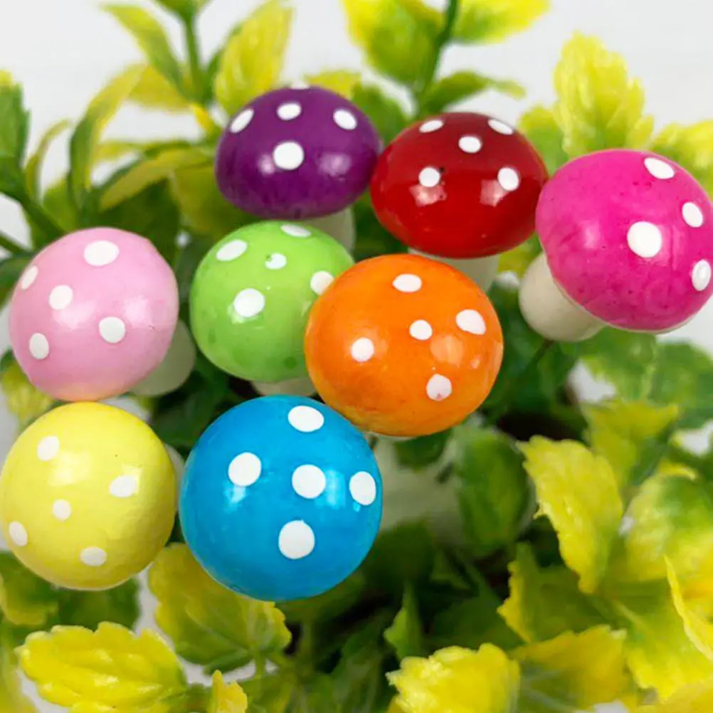 50 Pcs Colorful Foam Mushrooms Decoration for Garden Terrarium Mushroom Adornment Miniature Fairy for Mini
50 Pcs Colorful Foam Mushrooms Decoration for Garden Terrarium Mushroom Adornment Miniature Fairy for Mini