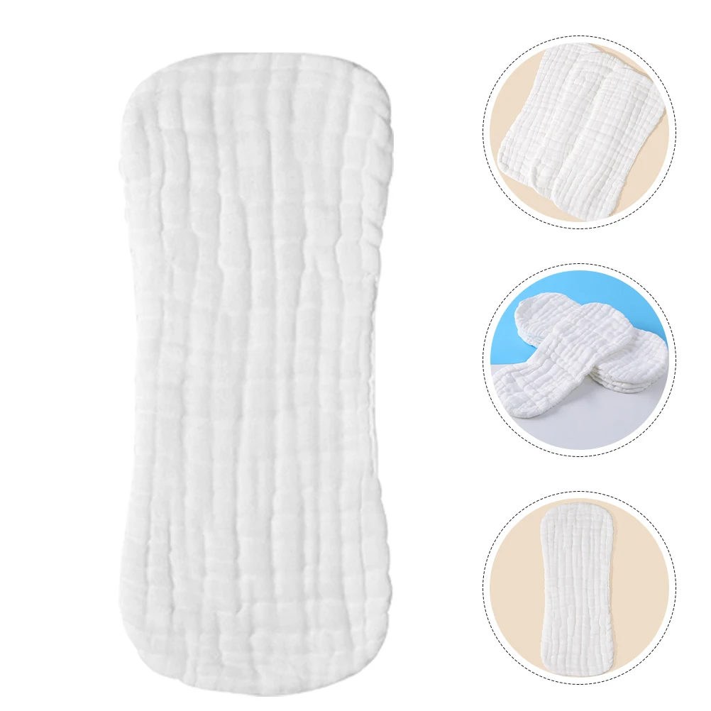 5 Pcs Pure Cotton Baby Diapers Washable Reusable White Small Size 35x15cm Breathable Absorbent Cloth Diapers Newborn Muslin Burp
5 Pcs Pure Cotton Baby Diapers Washable Reusable White Small Size 35x15cm Breathable Absorbent Cloth Diapers Newborn Muslin Burp
