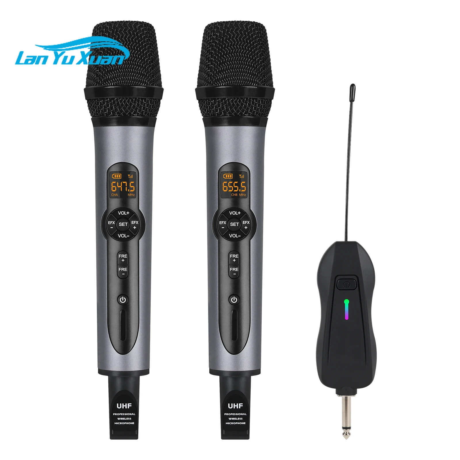 Xtuga UH-01 Hight Repurchase Rate Metal Bodypack Sing 2 Channel Universal wireless Reverb Microphone
Xtuga UH-01 Hight Repurchase Rate Metal Bodypack Sing 2 Channel Universal wireless Reverb Microphone