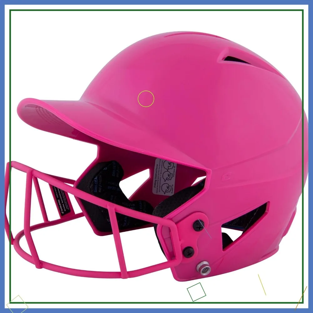 Fastpitch Softball Batting Helmet with Facemask for Youth and Adults
Fastpitch Softball Batting Helmet with Facemask for Youth and Adults
