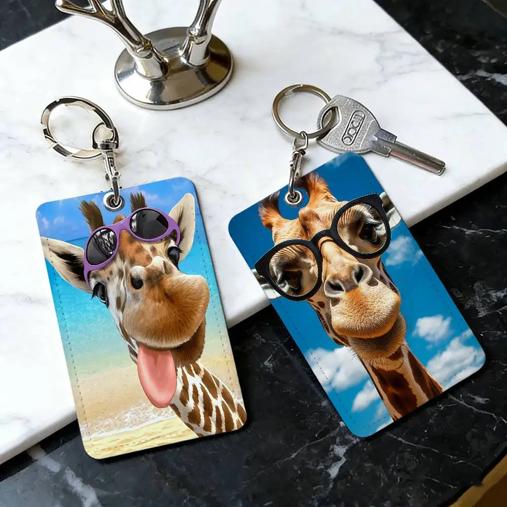 Giraffe Animal Cartoon Card Holder Keychain Badge Holder ID Card Pass Hang Rope Lariat Lanyard for Key Rings Accessories Gift
Giraffe Animal Cartoon Card Holder Keychain Badge Holder ID Card Pass Hang Rope Lariat Lanyard for Key Rings Accessories Gift