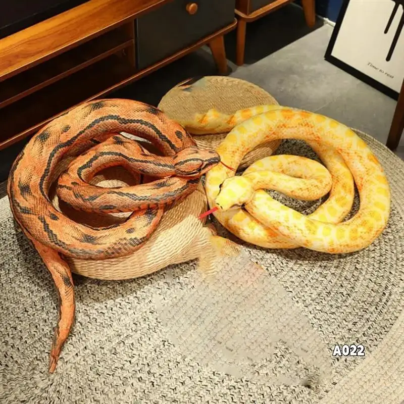 Simulation Python Plush Toy Giant Python Cobra Plush Animal Plush Doll Halloween Decoration Gift
Simulation Python Plush Toy Giant Python Cobra Plush Animal Plush Doll Halloween Decoration Gift