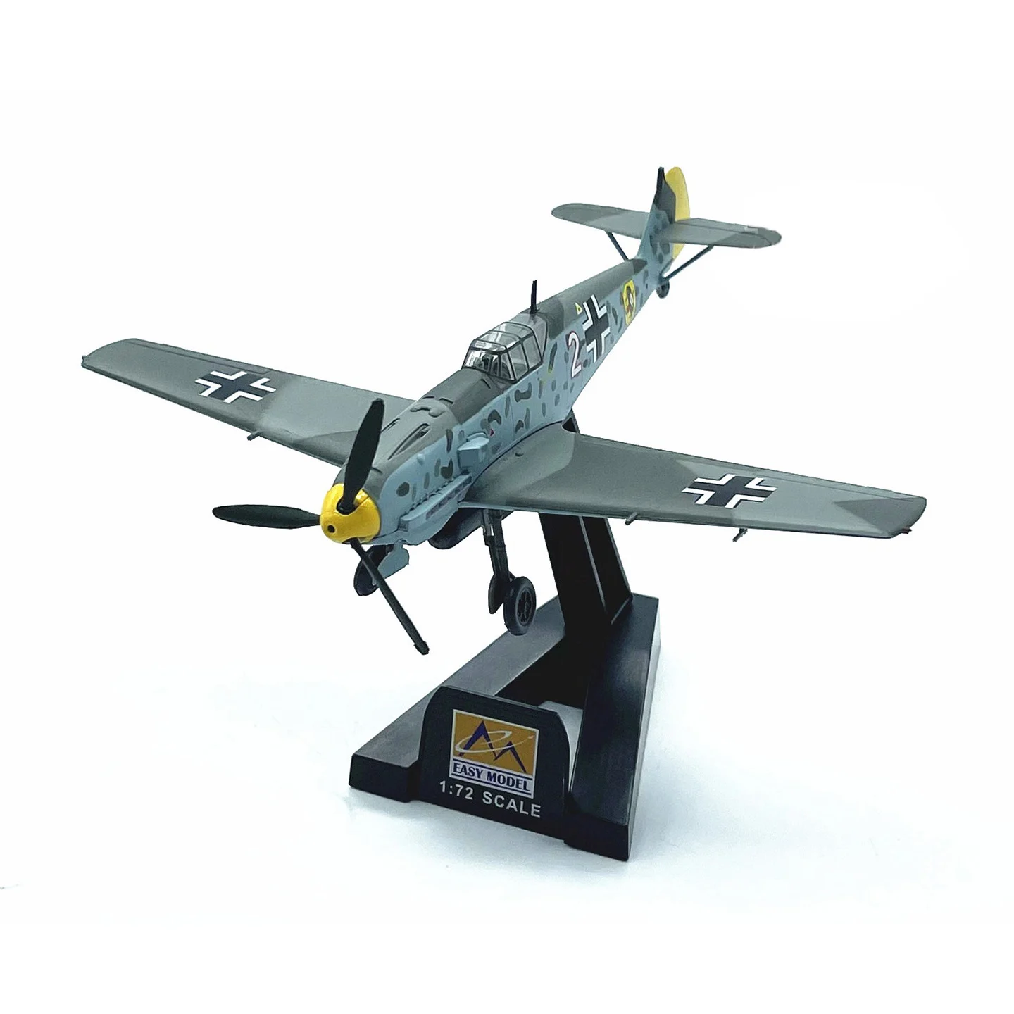 Spot 37281 1:72 WW2 German BF109E fighter model 2 # static finished model (out of print)
Spot 37281 1:72 WW2 German BF109E fighter model 2 # static finished model (out of print)