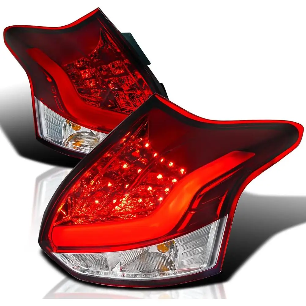 LED Bar Red Tail Lights Compatible with 2012-2014 Ford Focus Hatchback, Left + Right Pair Assembly
LED Bar Red Tail Lights Compatible with 2012-2014 Ford Focus Hatchback, Left + Right Pair Assembly