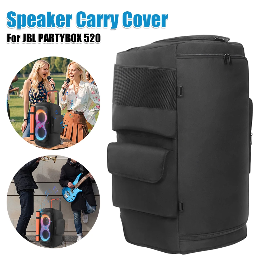 Speaker Carry Cover Zipper Closure Portable Speaker Dust Case Wear Resist Double-Sided Speaker Storage Bag for JBL PARTYBOX 520
Speaker Carry Cover Zipper Closure Portable Speaker Dust Case Wear Resist Double-Sided Speaker Storage Bag for JBL PARTYBOX 520