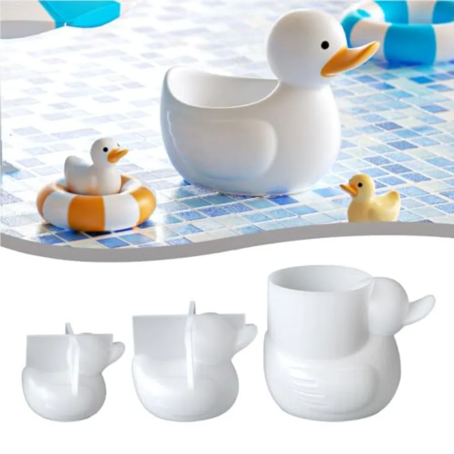 3pcs Animal Resin Molds, Duck Shape Storage Bowl Mold Duck Silicone Molds for Resin Ornaments Candle Holder Jewelry Trinket Con
3pcs Animal Resin Molds, Duck Shape Storage Bowl Mold Duck Silicone Molds for Resin Ornaments Candle Holder Jewelry Trinket Con